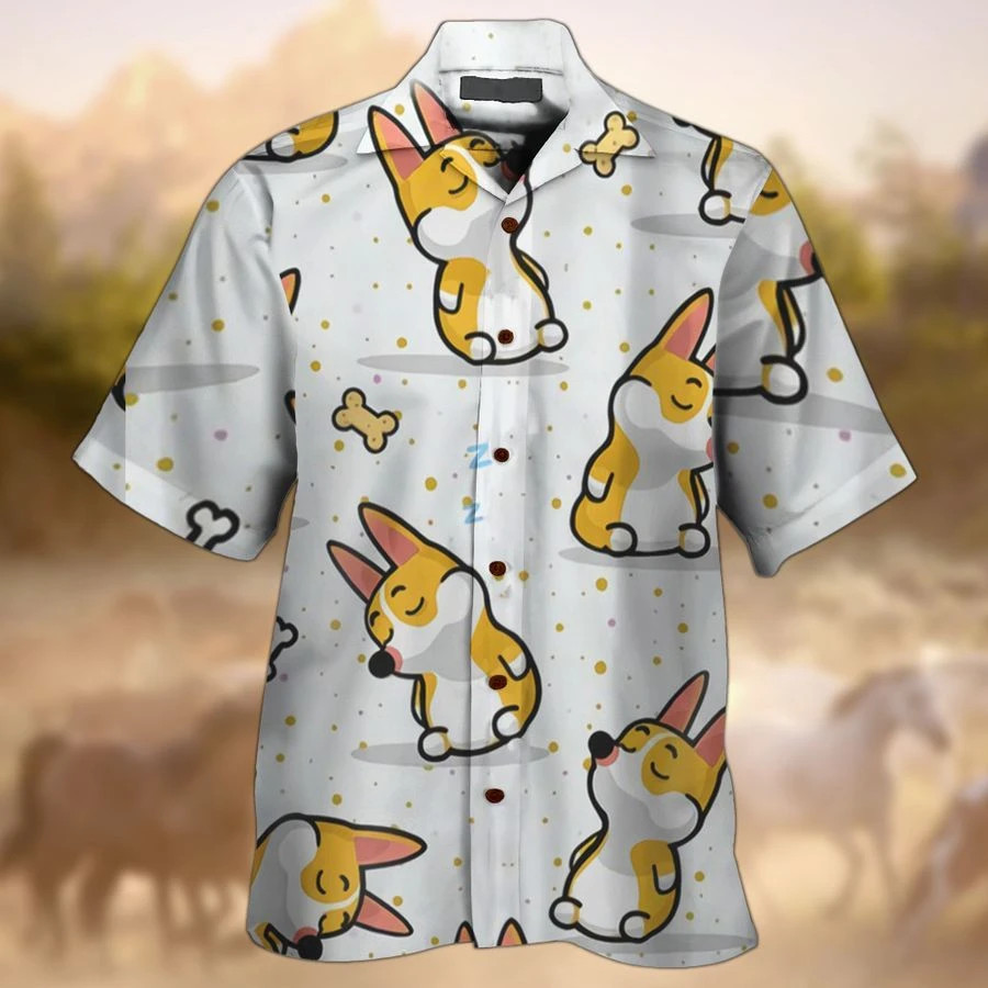 Corgi Lover Hawaiian Shirt