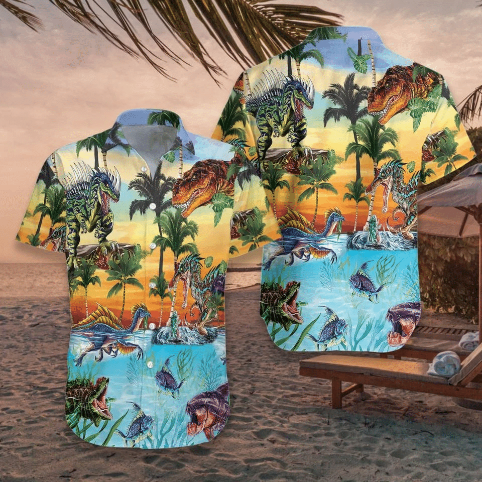 Dinosaur Hawaiian Shirts