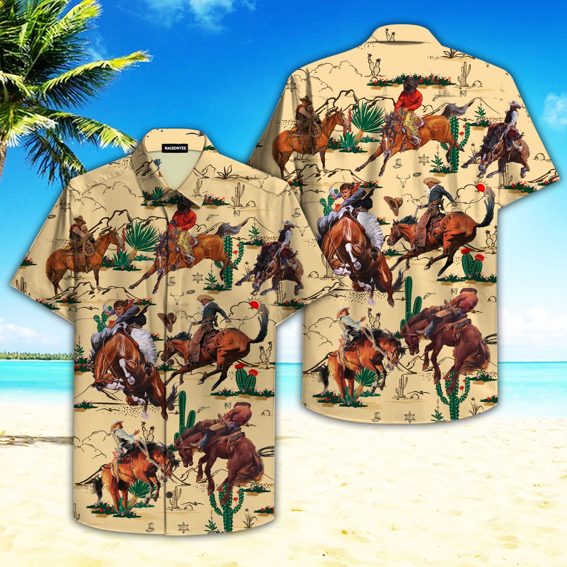 Dont Stop Until You Proud Texas Cowboy Horse Hawaiian Shirt