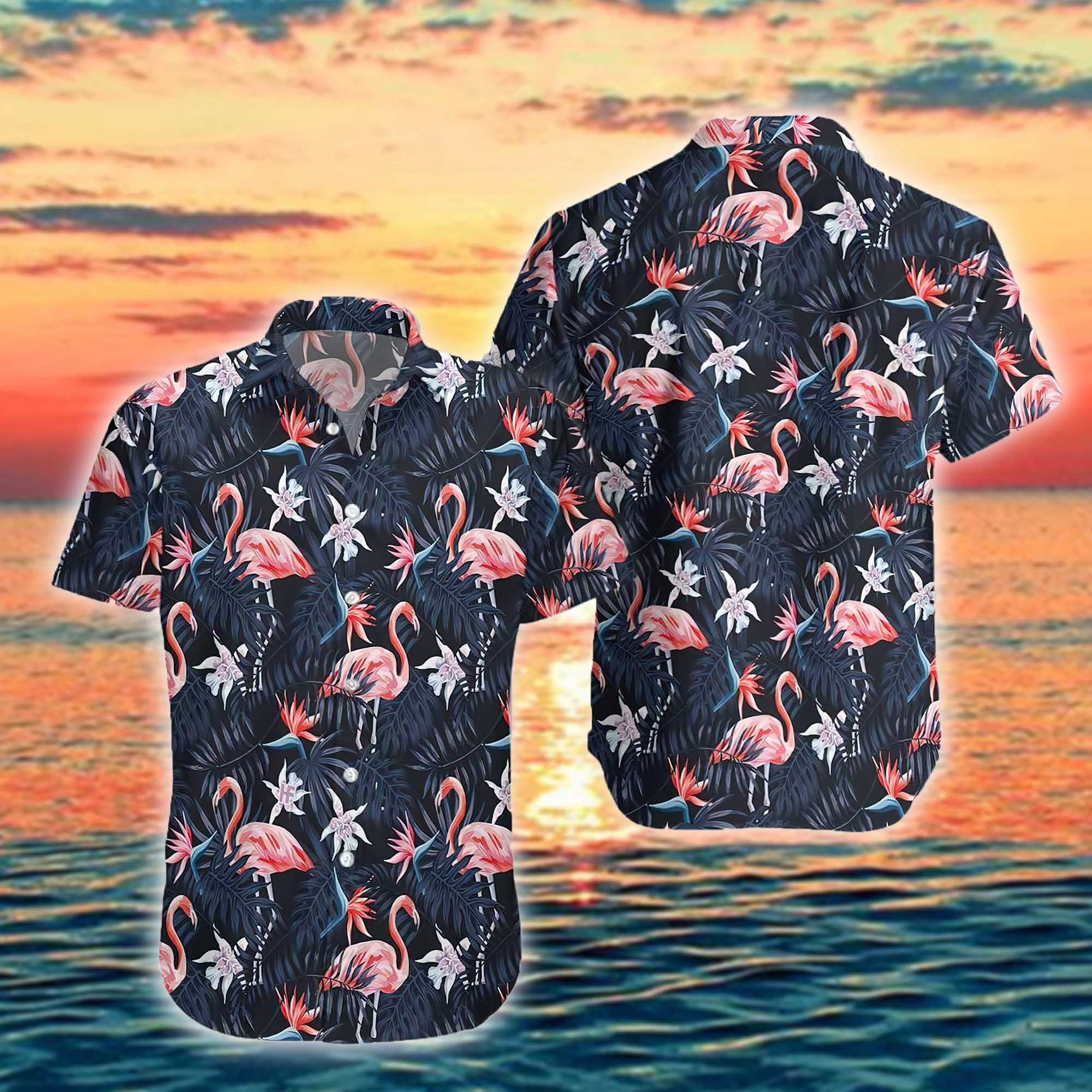 Flamingo Hawaiian Shirt Hawaiian Shirt For Men Hawaiian Shirt For Women Hw2686
