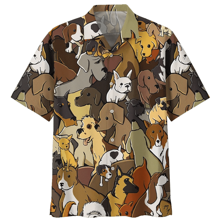Golden Retriever Hawaiian Shirts