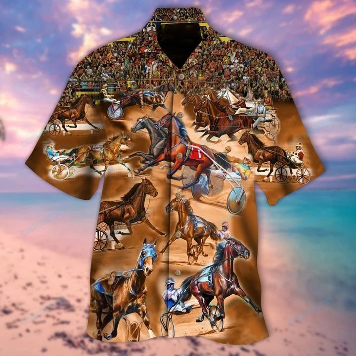 Harness Racing Life Is Better At The Races Hawaiian Shirt