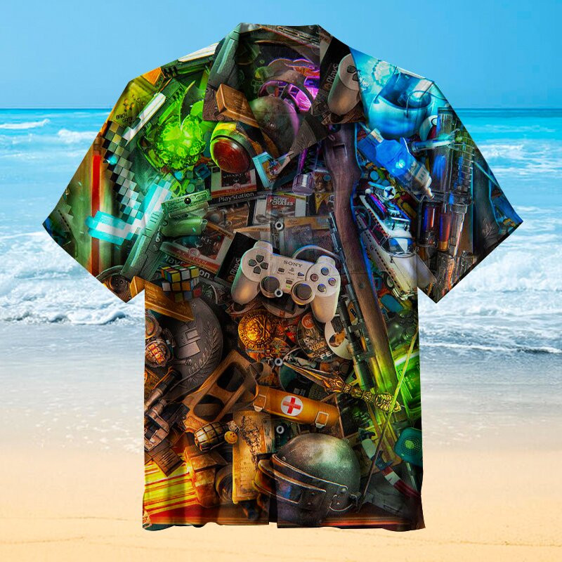How Many Game Items Do You Know Hawaiian Shirt