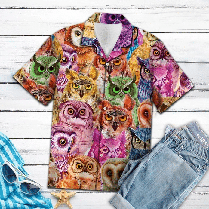 Owl Hawaiian Shirt