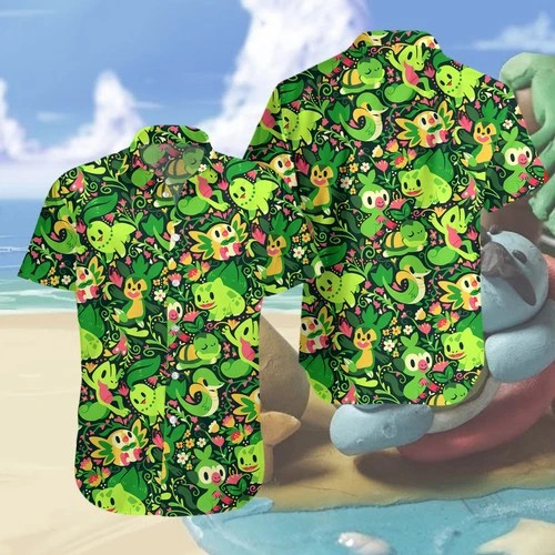 Poke Grass Hawaiian Shirt