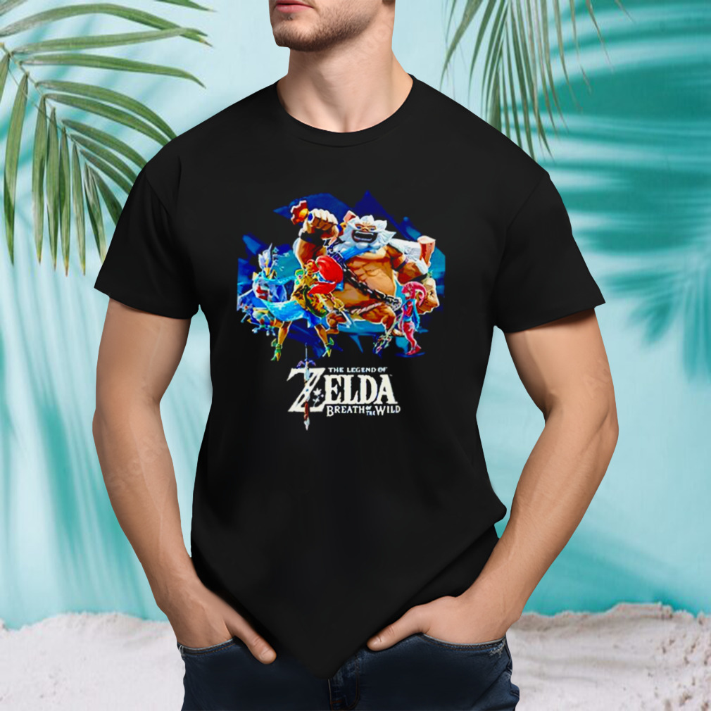 The Legend of Zelda Breath of The Wild Characters shirt