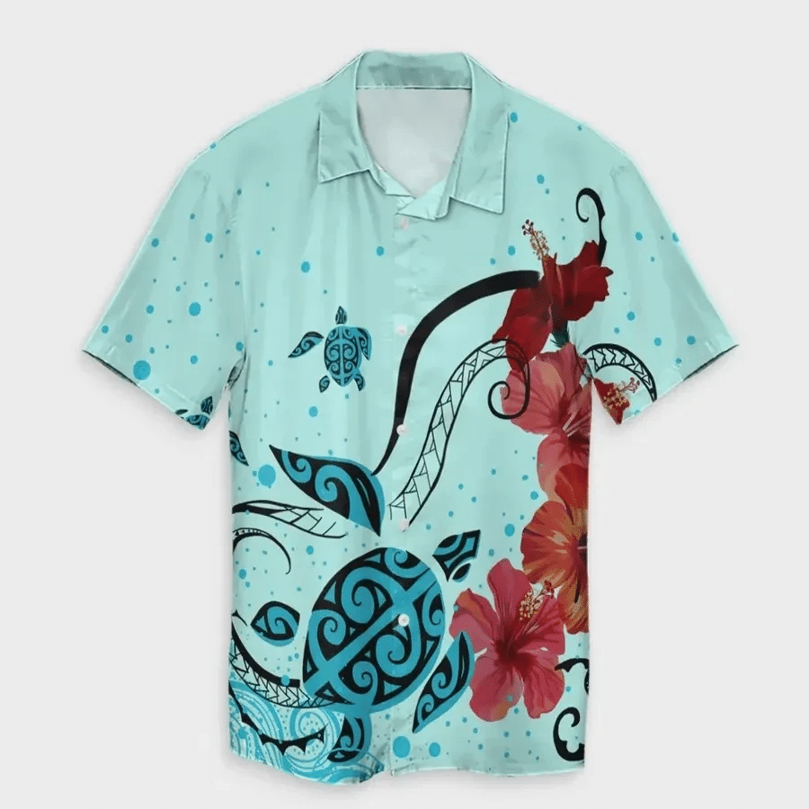 Turtle Polynesian Hawaiian Shirt
