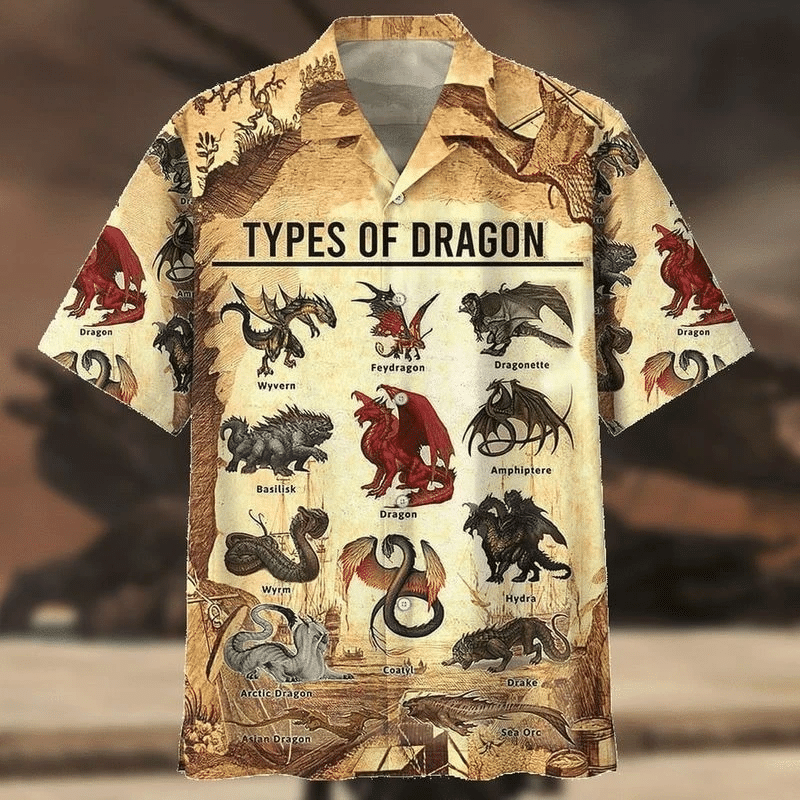 Types Of Dragon Hawaiian Shirt
