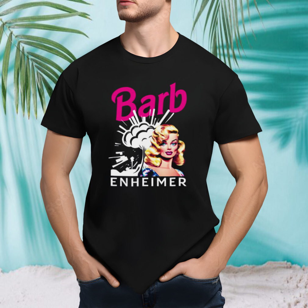 Pink And White Barbie Oppenheimer shirt
