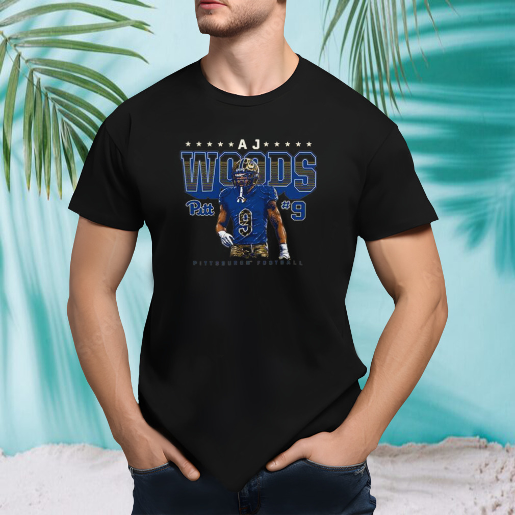 Pittsburgh Panthers Aj Woods 2023 NCAA Football shirt