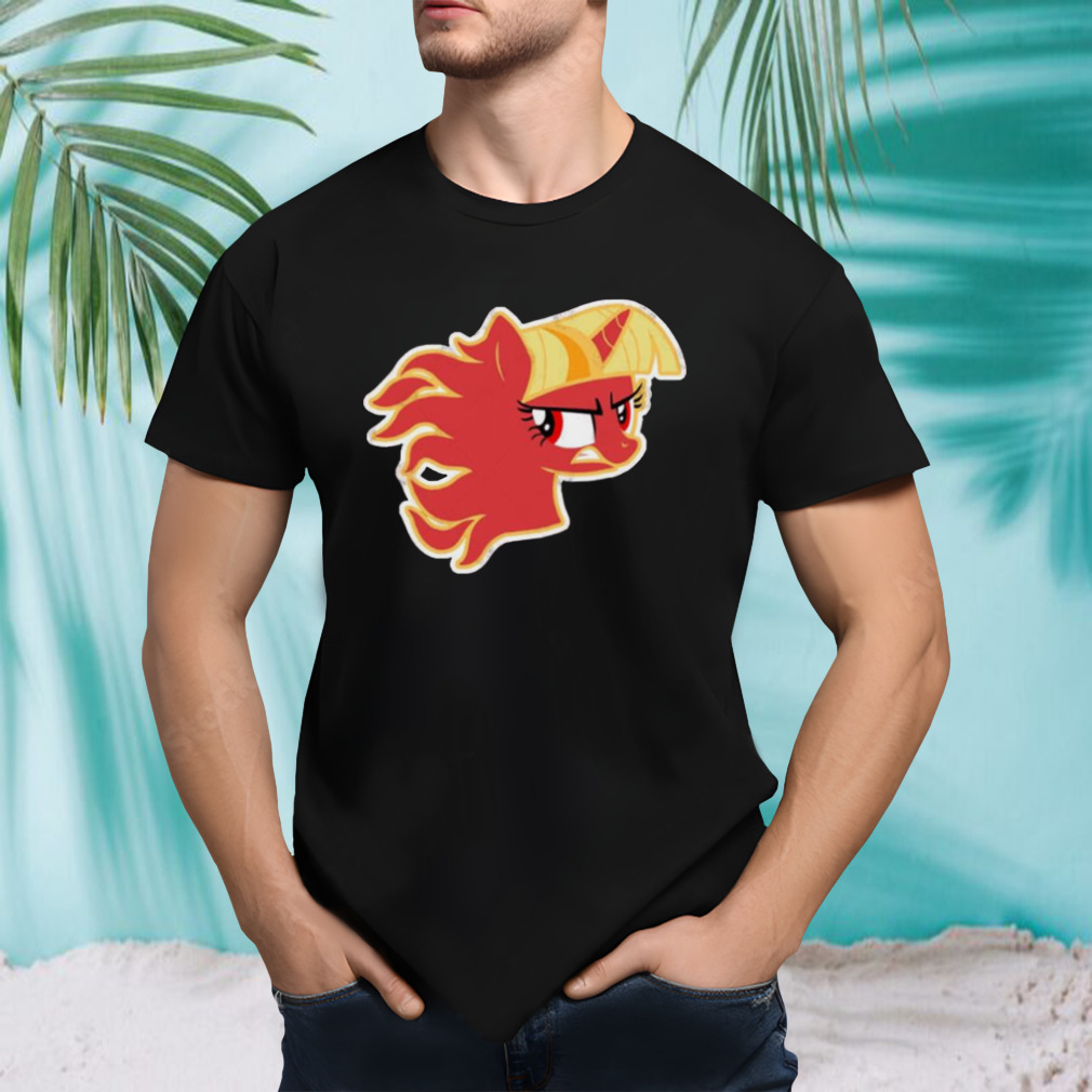 Unicorn Twilight Sparkle Flames shirt