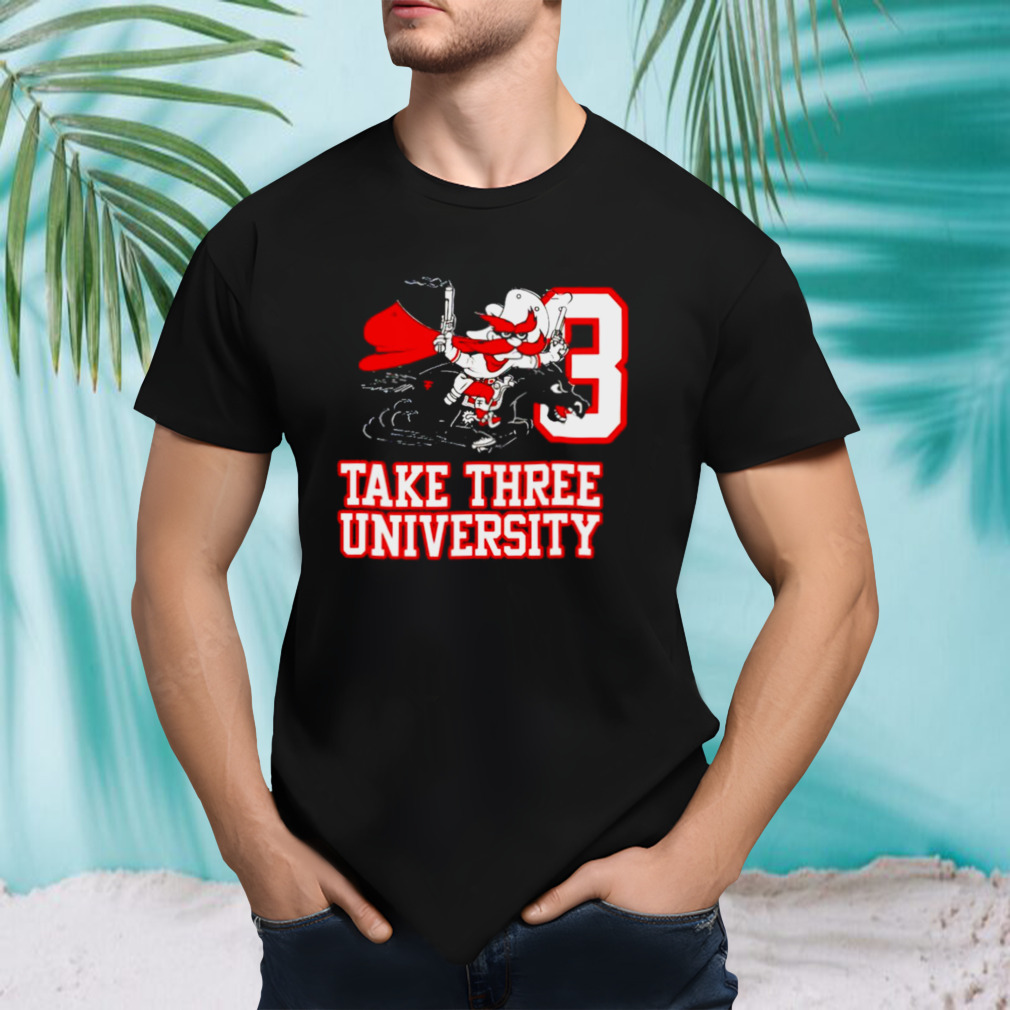 take three university shirt