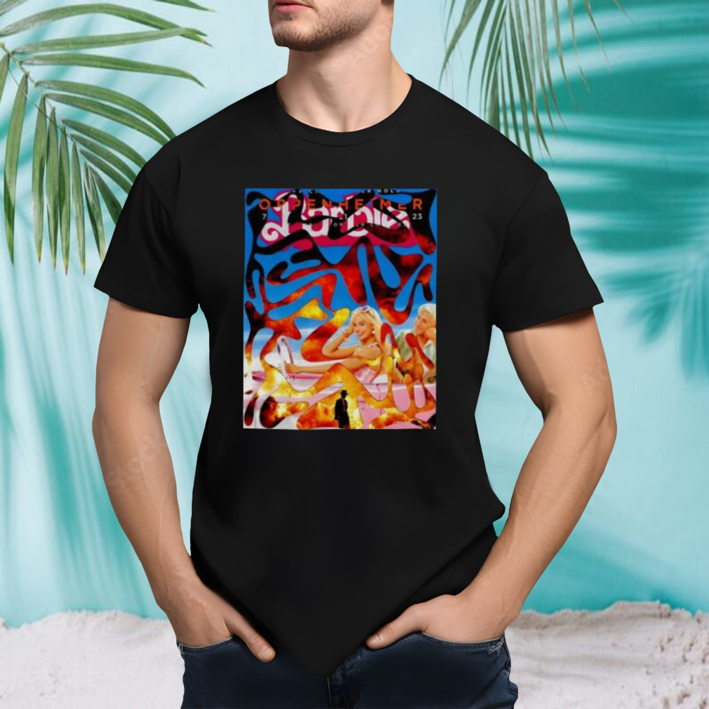 Barbie X Oppenheimer Poster 2023 Shirt