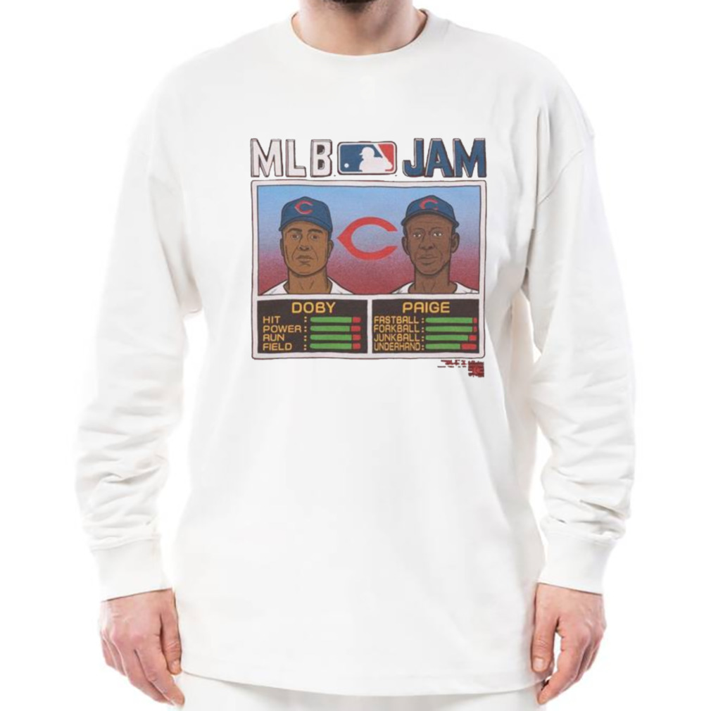 MLB Jam Cleveland Larry Doby and Satchel Paige s hoodie in 2023