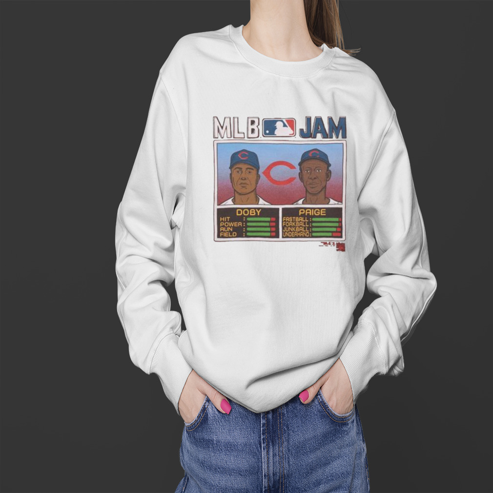 MLB Jam Cleveland Larry Doby and Satchel Paige s hoodie in 2023