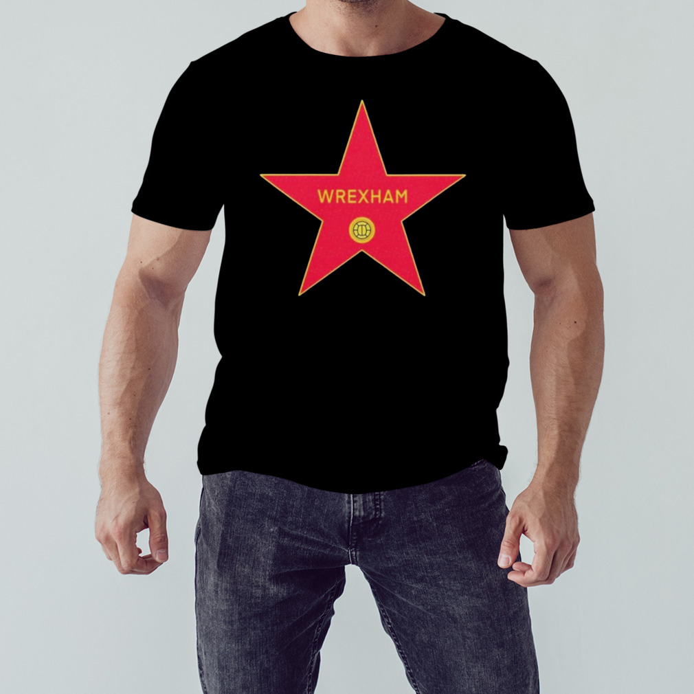 Official wrexham Afc Merch Shop Hollywood Star Graphic Shirt