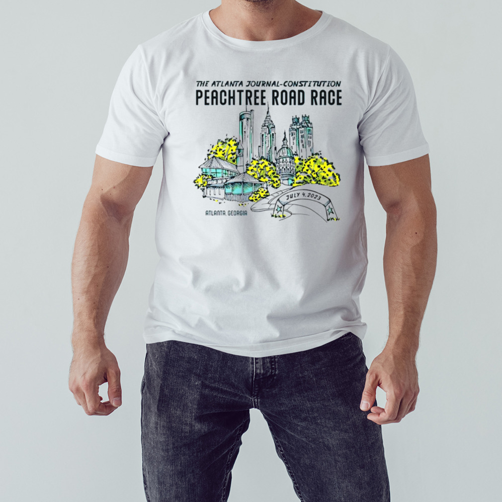 The Atlanta journal constitution peachtree road race shirt