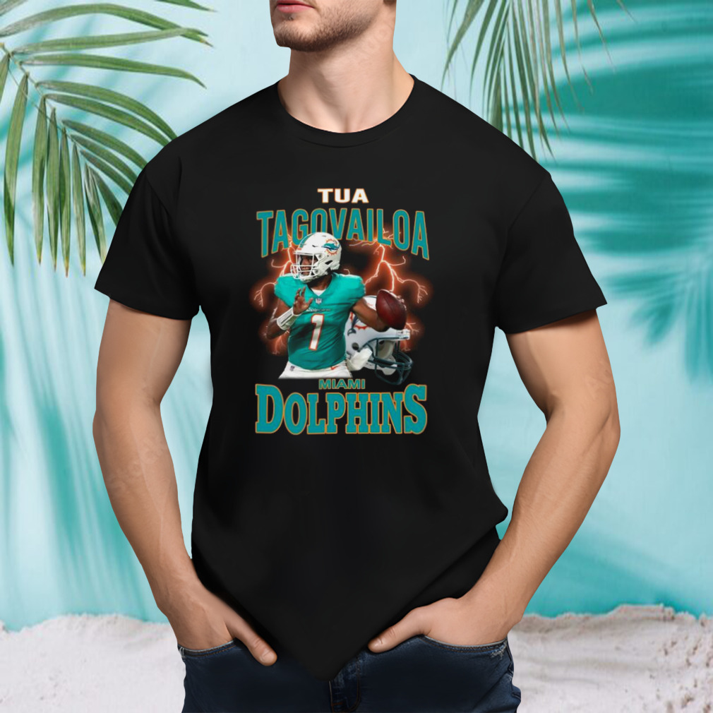 Tua Tagovailoa Miami Dolphins Football T Shirt
