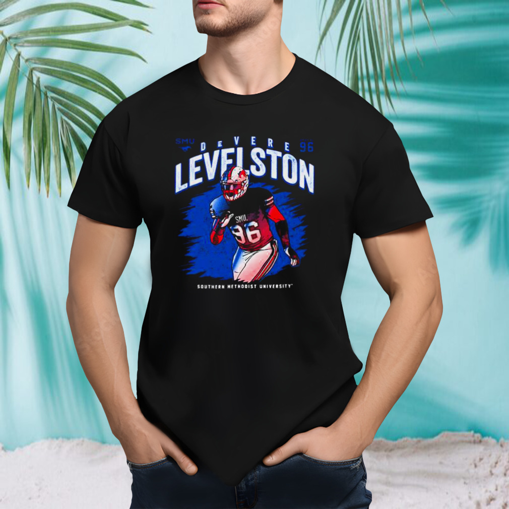 SMU Mustangs DeVere Levelston 2023 NCAA Football shirt