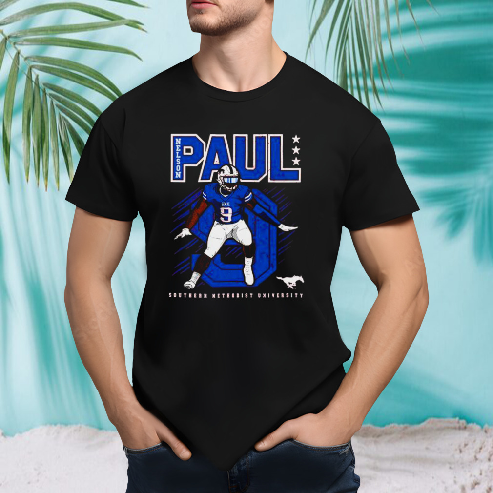 SMU Mustangs Nelson Paul 2023 NCAA Football shirt