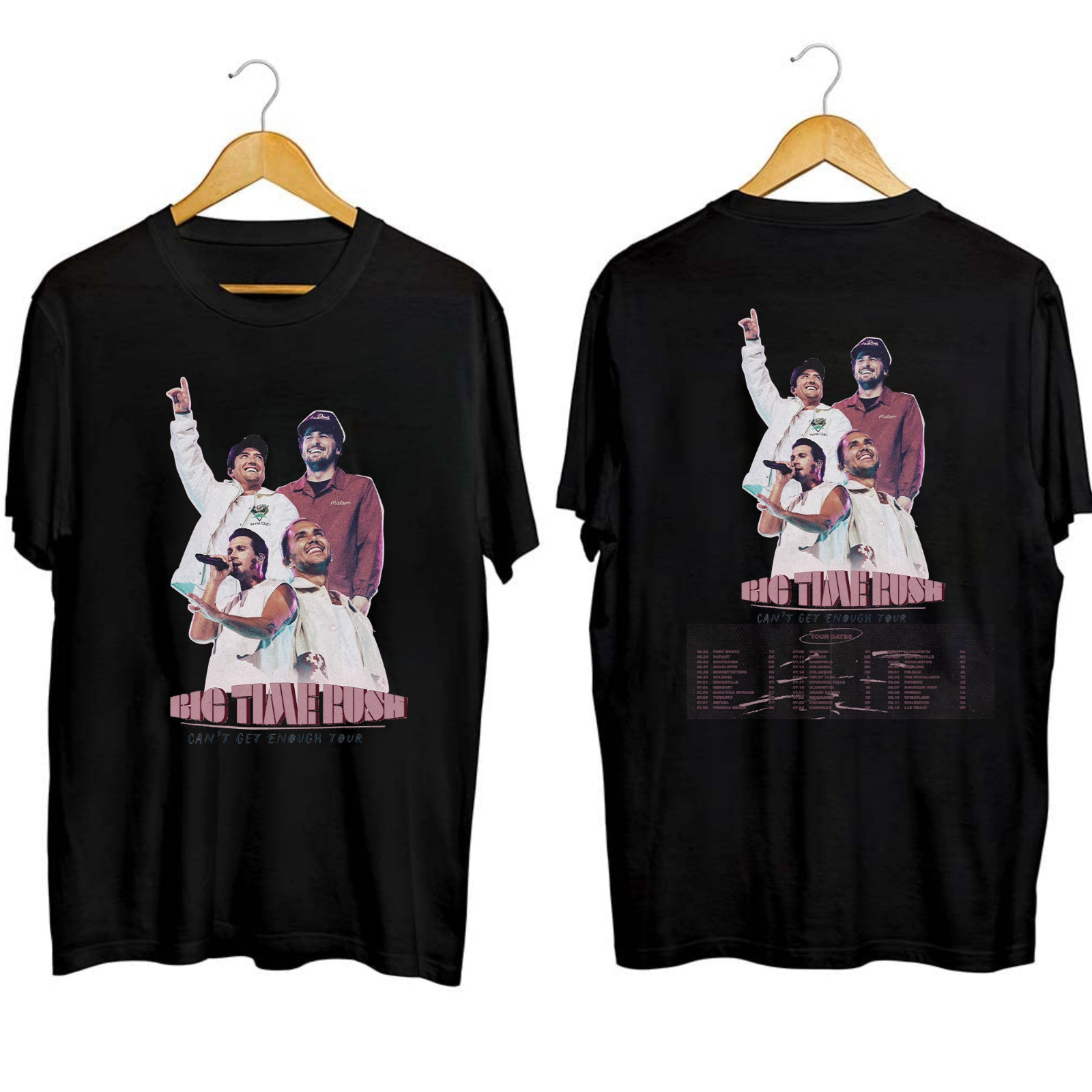 Big Time Rush Can_t Get Enough Tour 2023 T-shirt Gift For Men Women