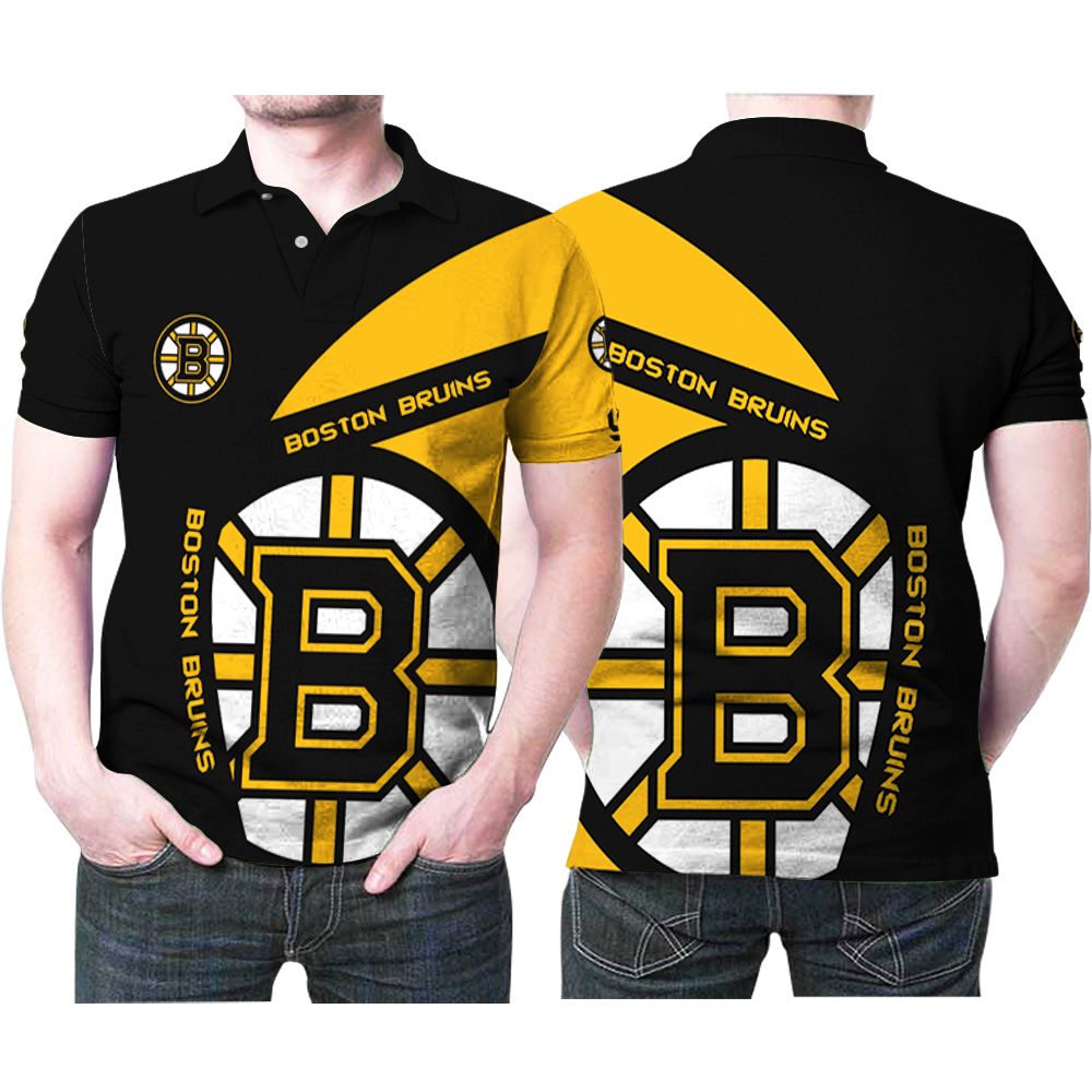 Boston Bruins Nhl Ice Hookey Team Logo Gift For Boston Bruins Fans Ice Hookey Lovers Polo Shirt All Over Print Shirt 3d T-shirt