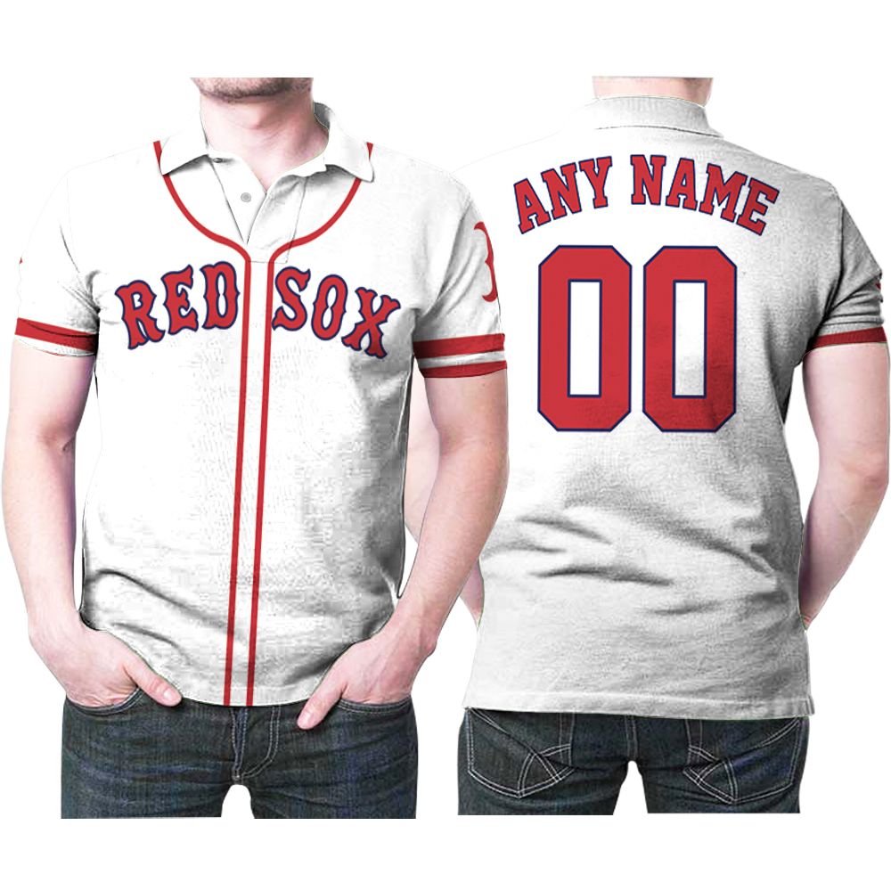 Boston Red Sox David Ortiz #34 Majestic Home Official Cool Base Player Jersey White 2019 3d Designed Allover Gift For Boston Fans Polo Shirt