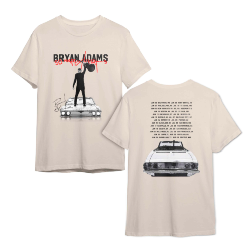 Bryan Adams Tour 2023 Vintage Bryan Adams Shirt
