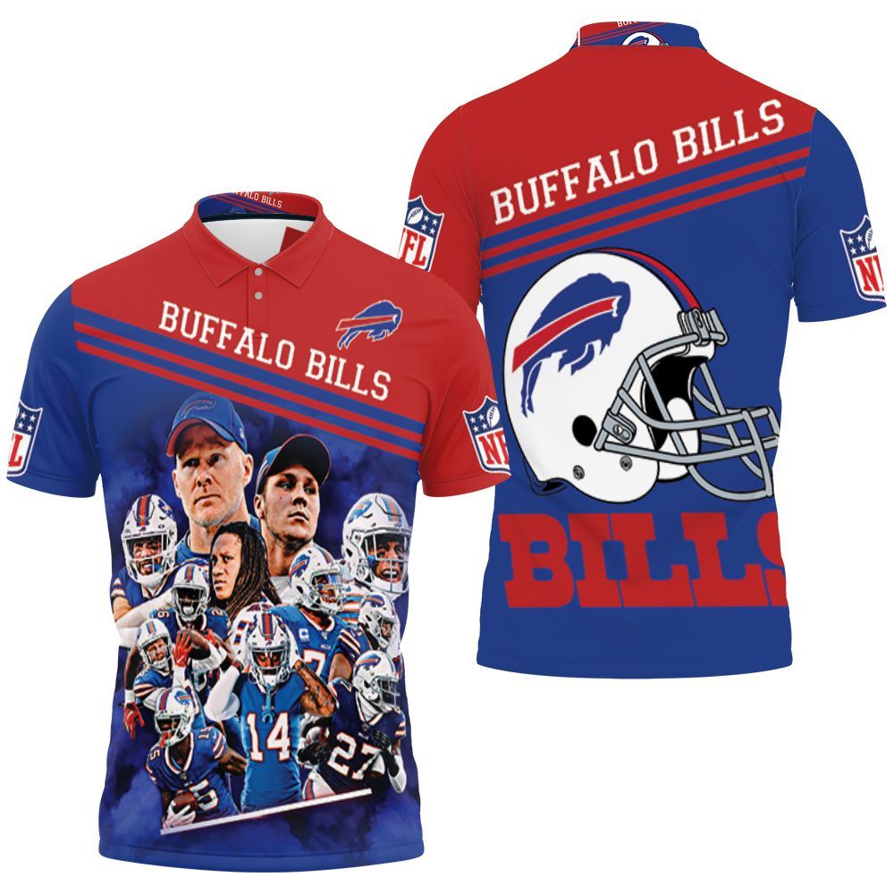 Buffalo Bills Afc 2020 East Division Champions Polo Shirt All Over Print Shirt 3d T-shirt