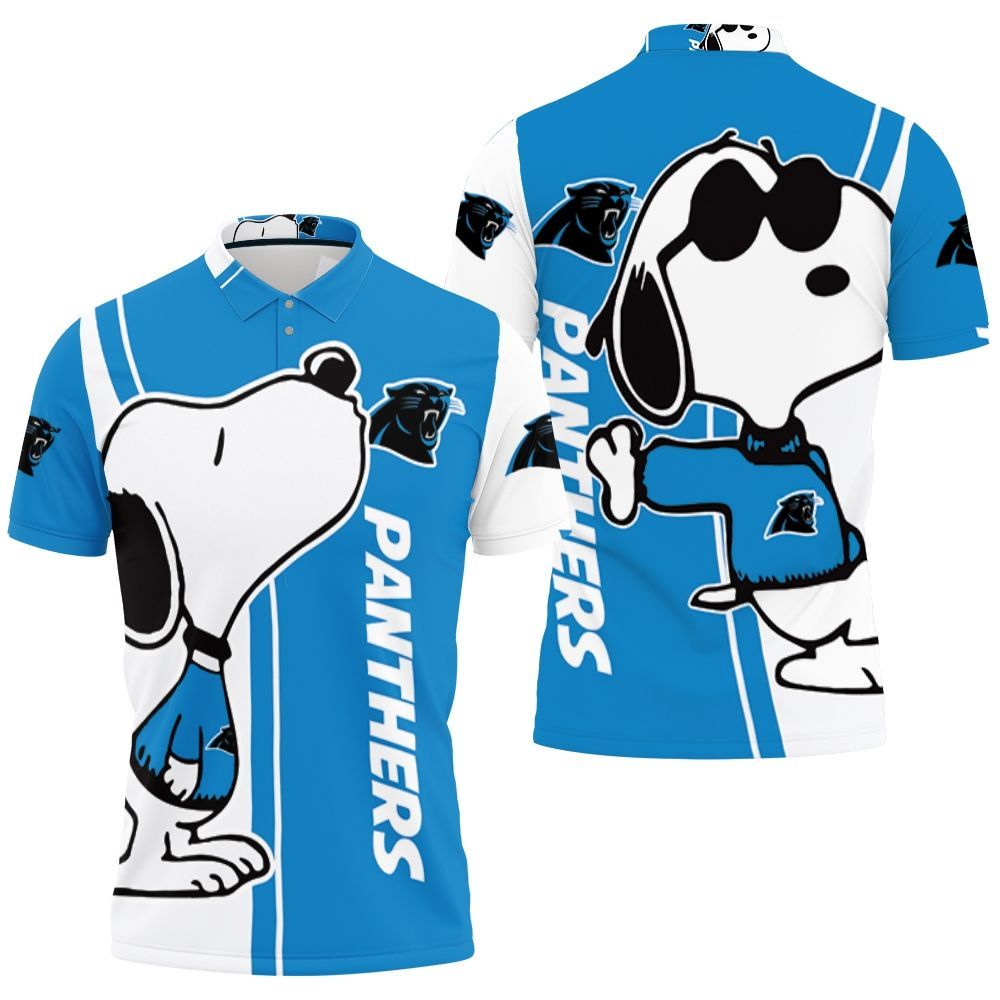 Carolina Panthers Snoopy Lover 3d Printed Polo Shirt All Over Print Shirt 3d T-shirt