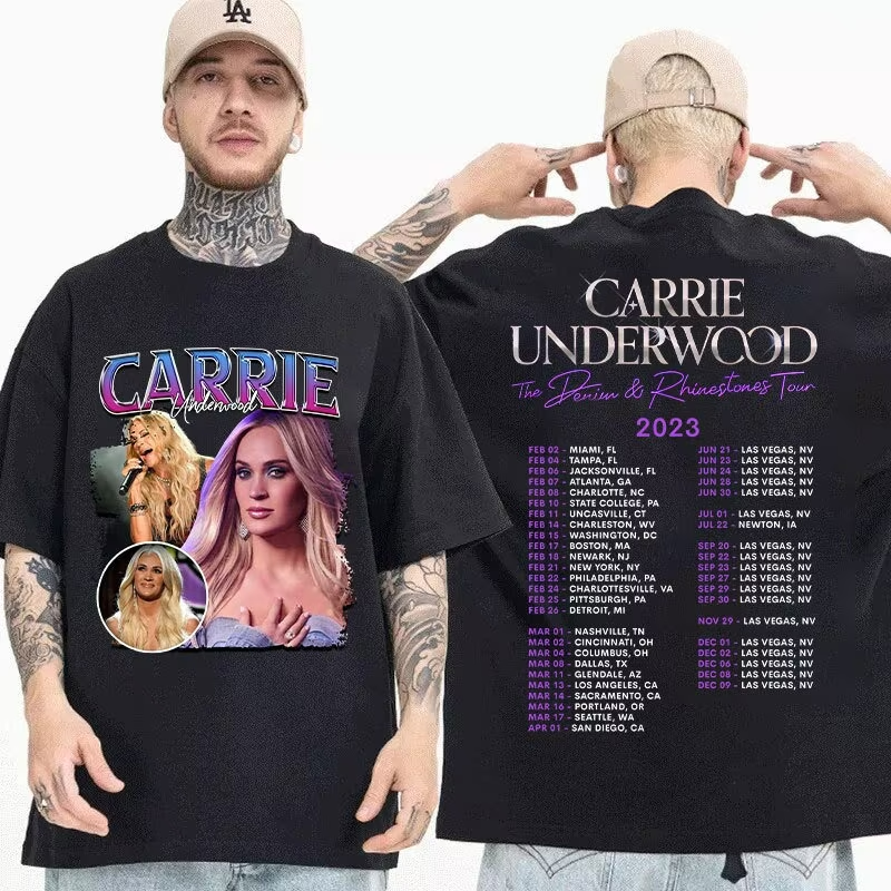 Carrie Underwood Denim And Rhinestones Tour 2023 shirt