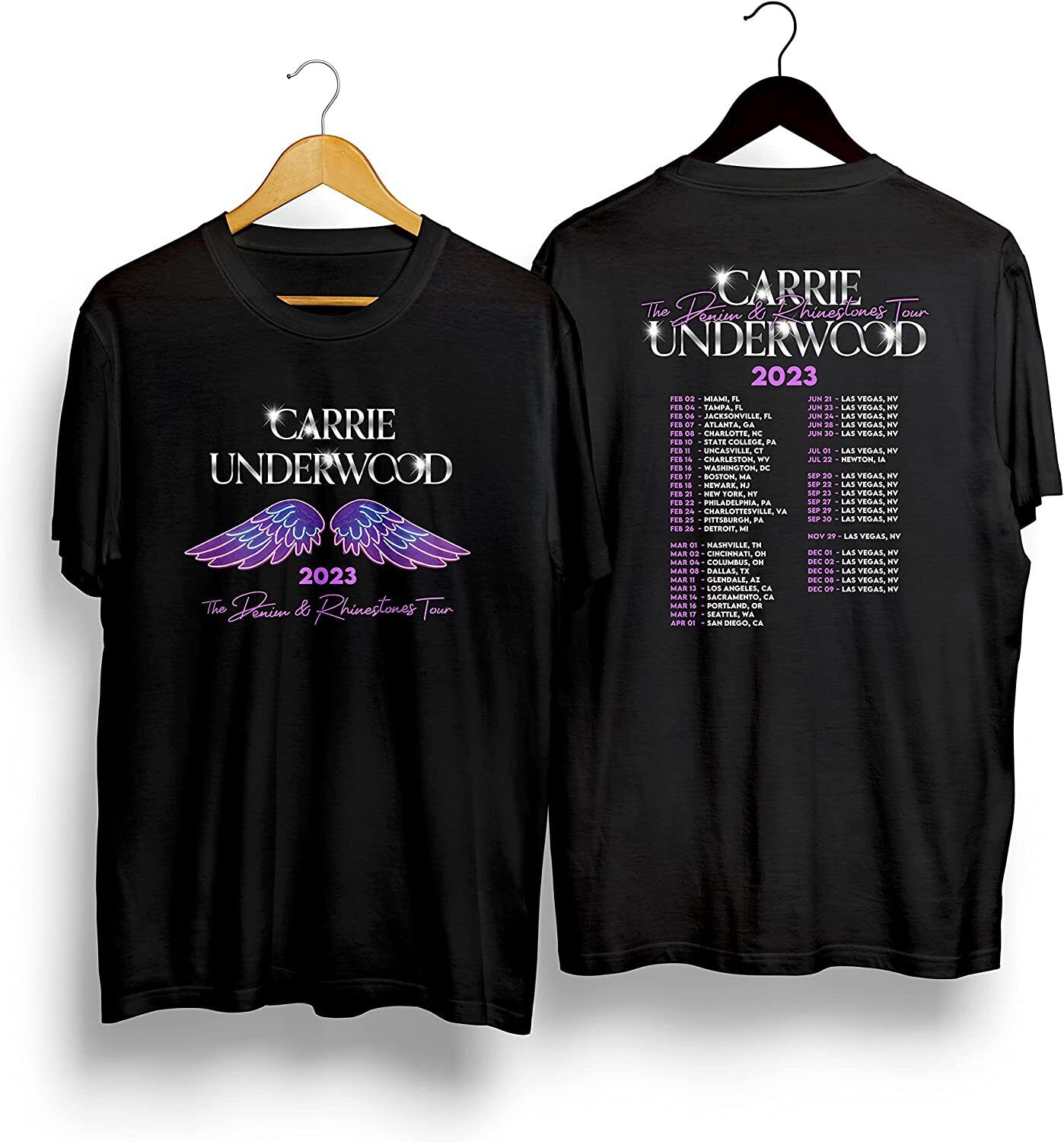 Carrie Underwood Denim And Rhinestones Tour 2023 shirts