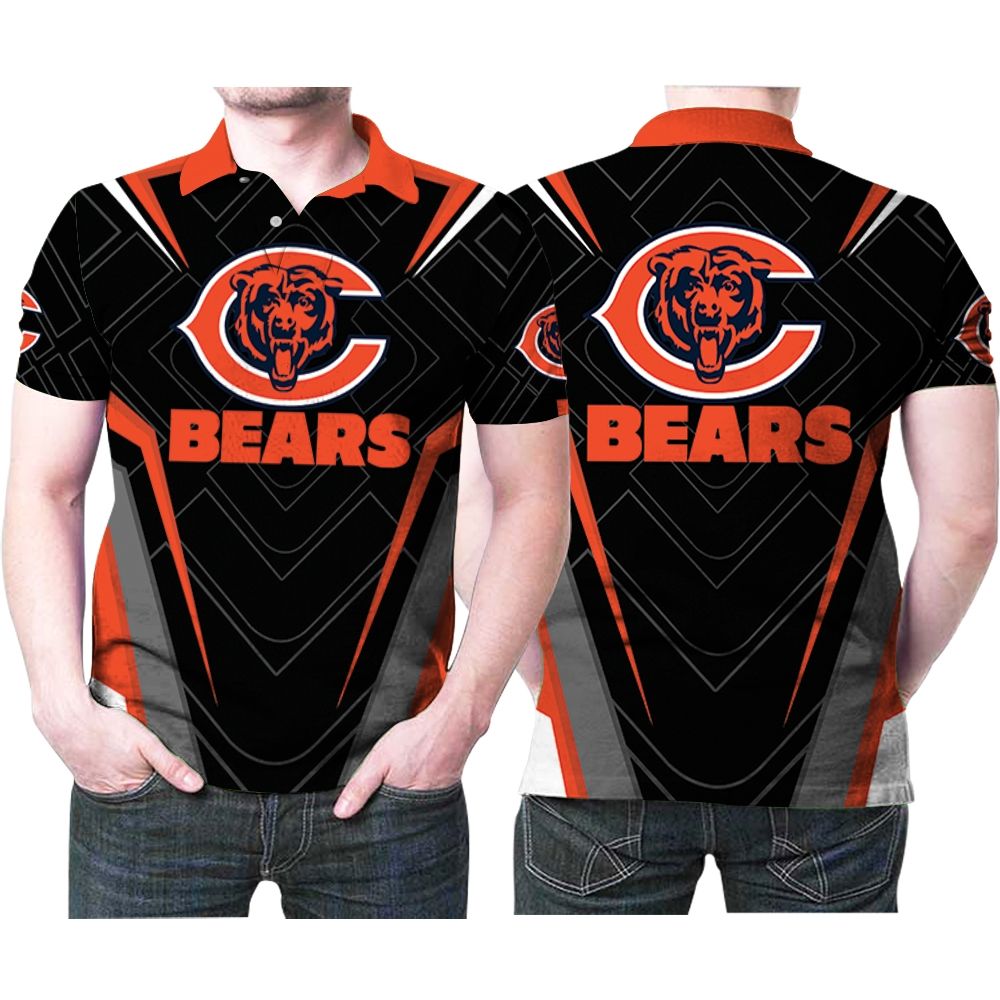 Chicago Bears Logo Legging For Fan 3d Polo Shirt All Over Print Shirt 3d T-shirt