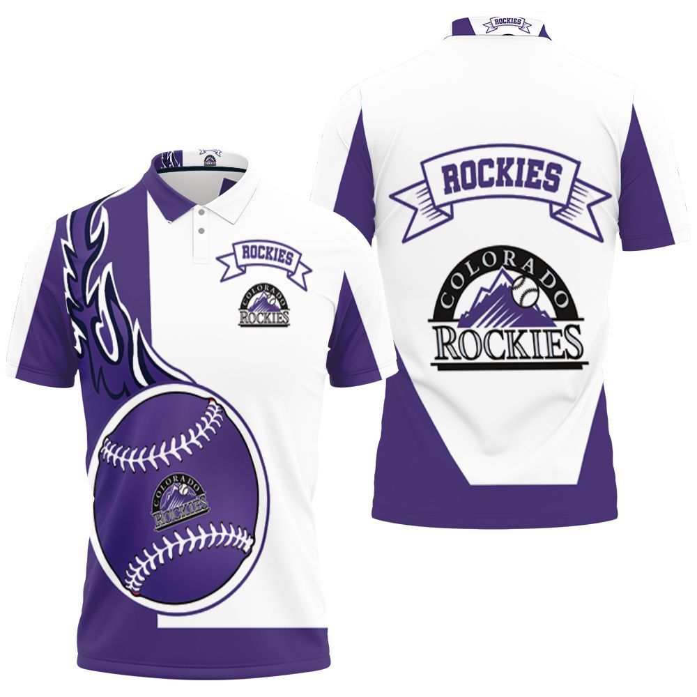 Colorado Rockies 3d Polo Shirt All Over Print Shirt 3d T-shirt