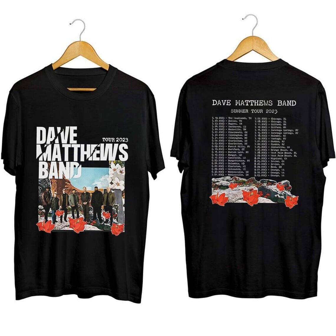 Dave Matthews Band Summer Tour 2023 T-shirt Gift For Men Women S-3xl4744