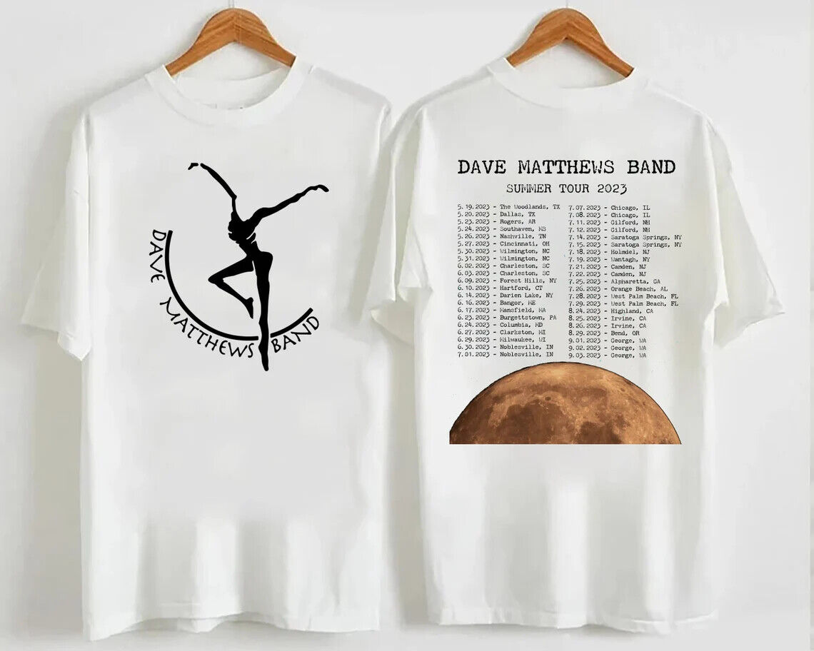 Dave Matthews Band Summer Tour 2023 Tshirts
