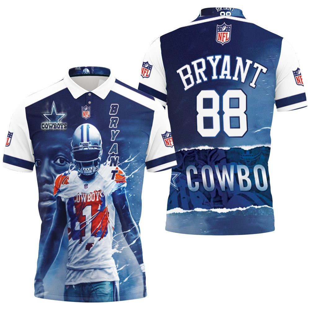 Dez Bryant 88 Dallas Cowboys Oklahoma State Cowboys 3d Polo Shirt All Over Print Shirt 3d T-shirt