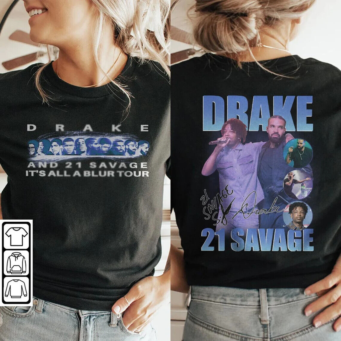 Drake It_s All A Blur Tour 2023 TShirts
