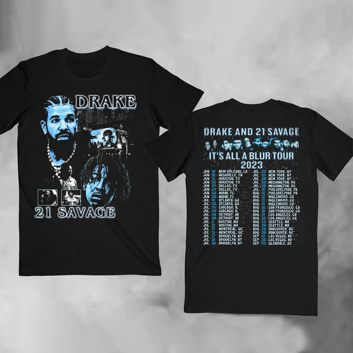 Drake It_s All A Blur Tour 2023 Tee