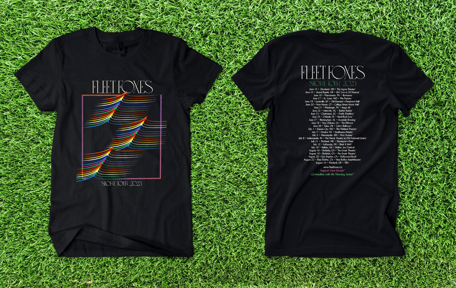 Fleet Foxes Shore Tour 2023 T Shirt