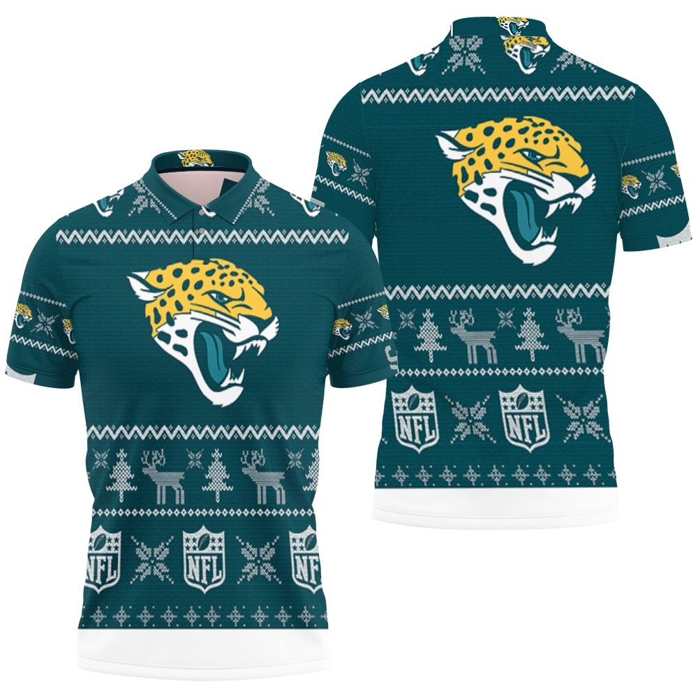 Jacksonville Jaguars Ugly Sweatshirt Christmas 3d Polo Shirt All Over Print Shirt 3d T-shirt