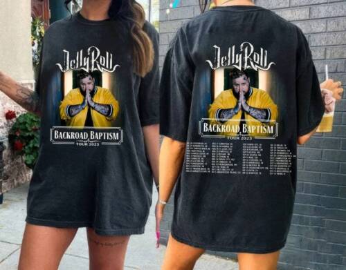 Jelly Roll 2023 Backroad Baptism Tour Shirt