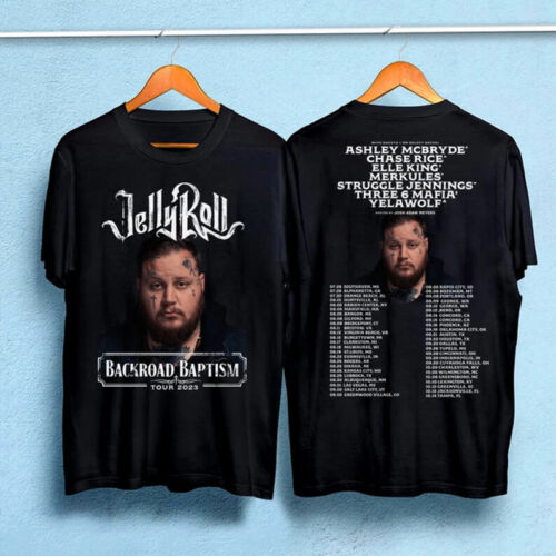 Jelly Roll Tour Backroad Baptism 2023 Tour shirt