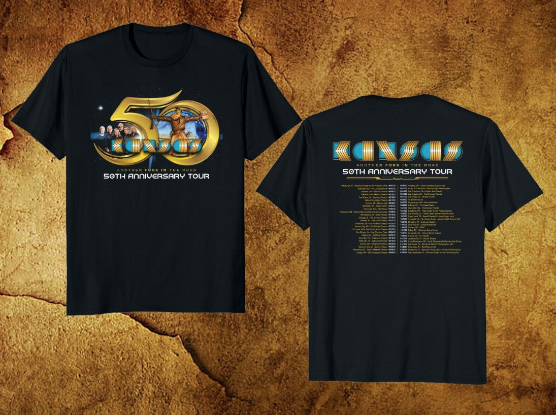 Kansas Band 50th Anniversary Tour 2023 shirt