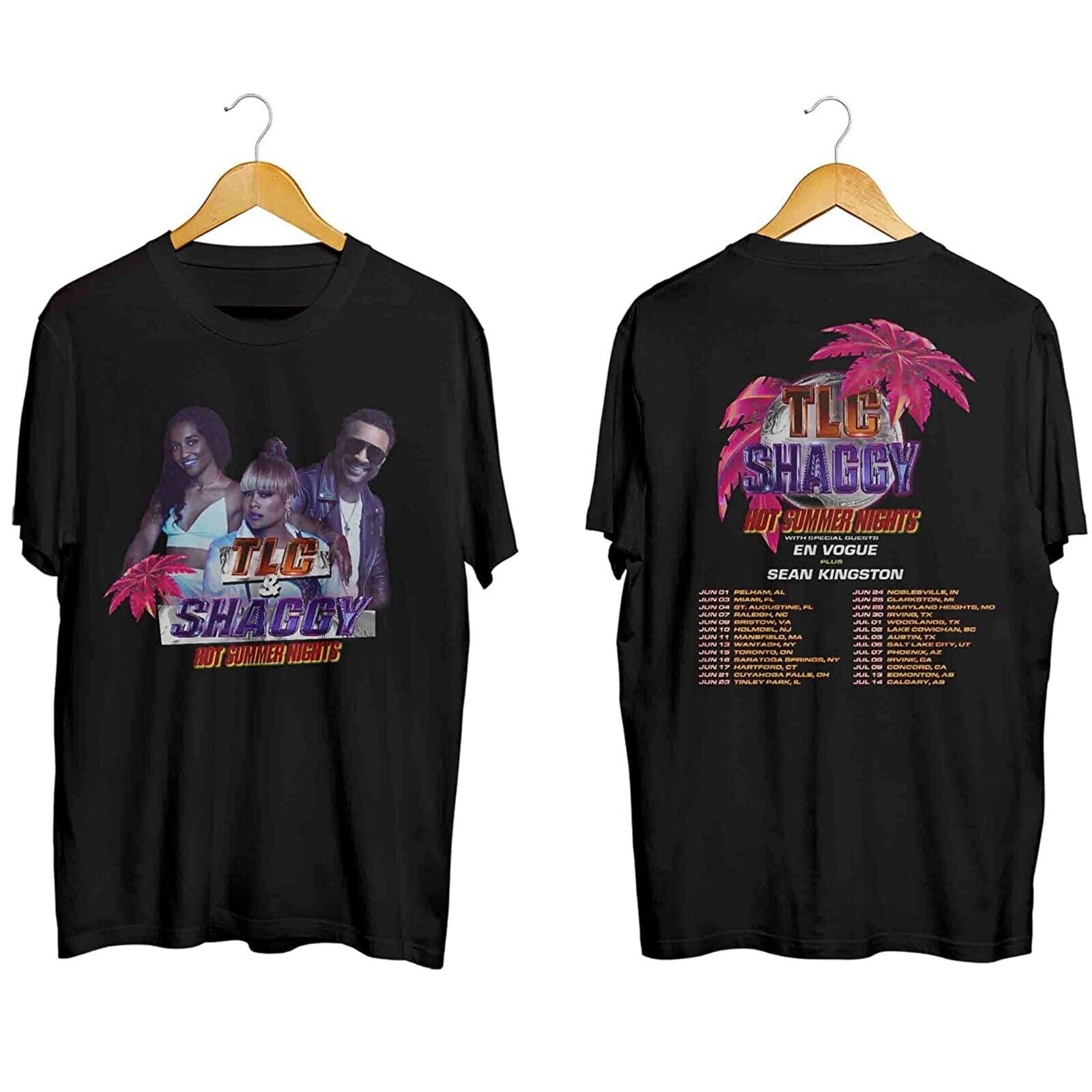 New Popular Tlc And Shaggy Tour 2023 Shirt