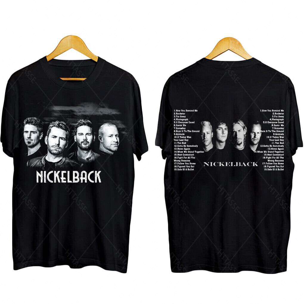 Nickelback Spring Summer 2023 Get Rollin _ North American Tour T Shirt