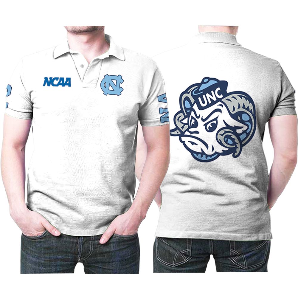 North Carolina Tar Heels Ncaa Logo 3d Designed For North Carolina Tar Heels Fan Polo Shirt All Over Print Shirt 3d T-shirt