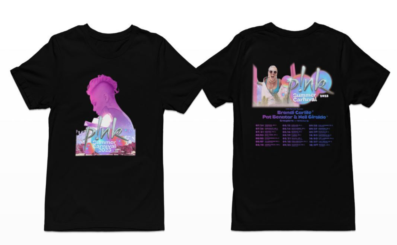 Pink Carnival 2023 Music Summer Tour shirt