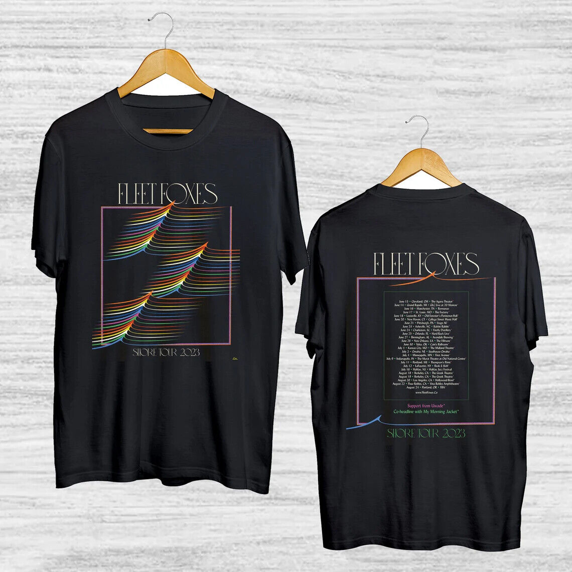 Shore Tour 2023 Fleet Foxes T Shirt