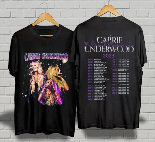 Top Carrie Underwood Denim And Rhinestones Tour 2023 shirt